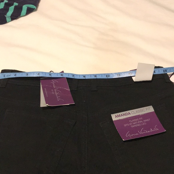 🎁NWT size 10P Gloria Vanderbilt black jeans - Picture 11 of 15